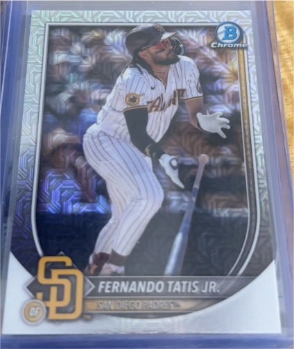 2025 Bowman Chrome #23 Fernando Tatis Jr. — front
