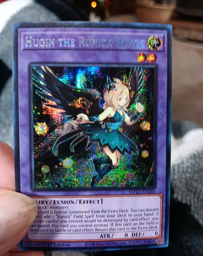 2020 Yu-Gi-Oh! MP23-EN249 Hugin the Runick Wings — front