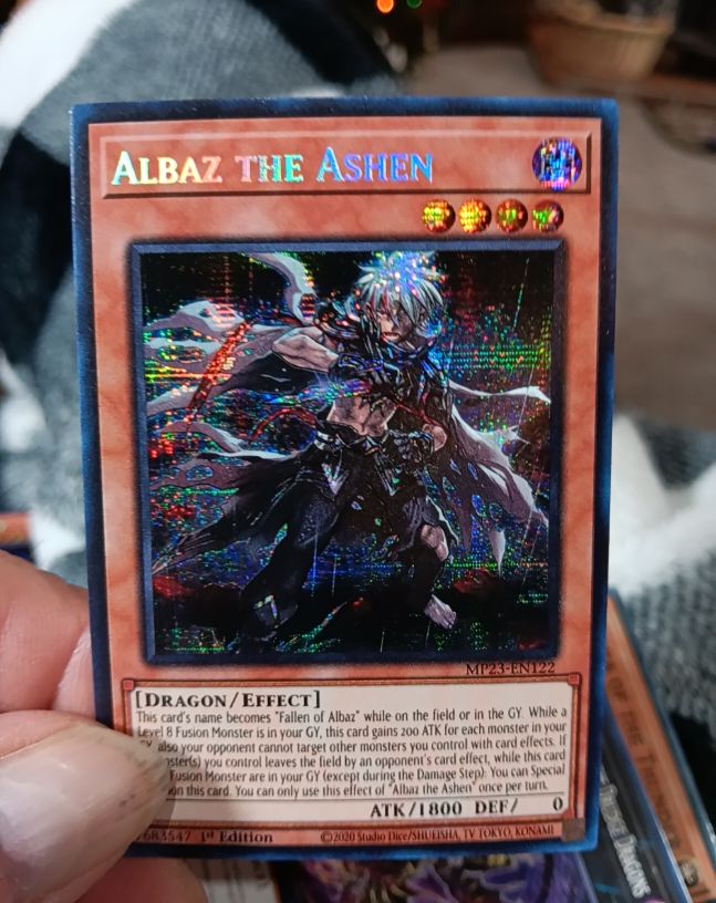 2020 Yu-Gi-Oh! MP23-EN122 Albaz the Ashen — front
