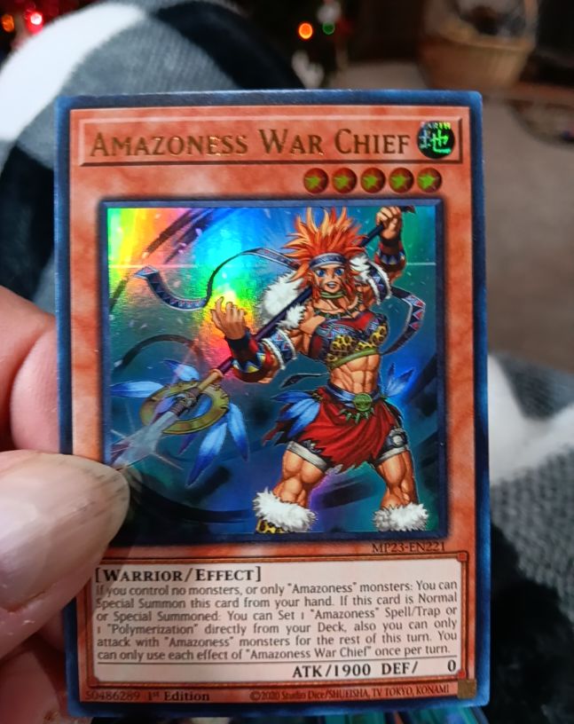 Yu-Gi-Oh! MP23-EN221 Amazoness War Chief — front