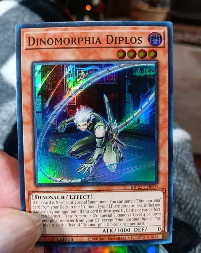 2020 Yu-Gi-Oh! MP23-EN010 Dinomorphia Diplos — front