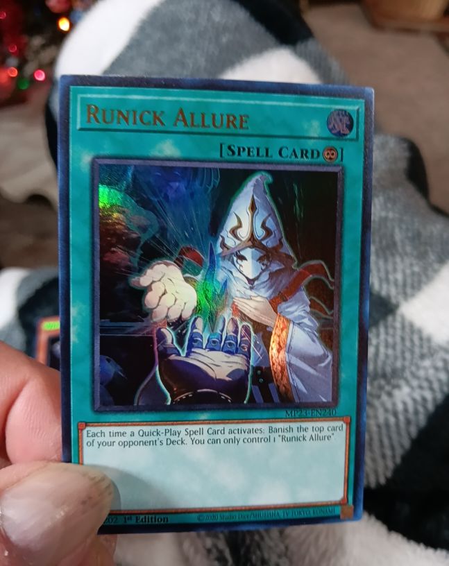 Yu-Gi-Oh! 2023 MP23-EN240 Runick Allure — front