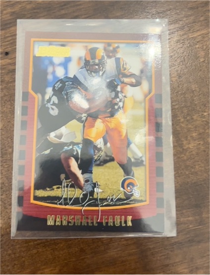 2000 Bowman #106 Marshall Faulk — front