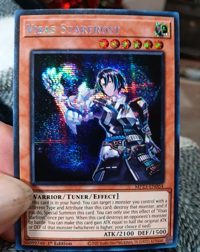 2020 Yu-Gi-Oh! MP23-EN064 Visas Starfrost — front