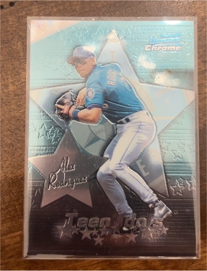 2000 Bowman Chrome Teen Idols #TI1 Alex Rodriguez — front
