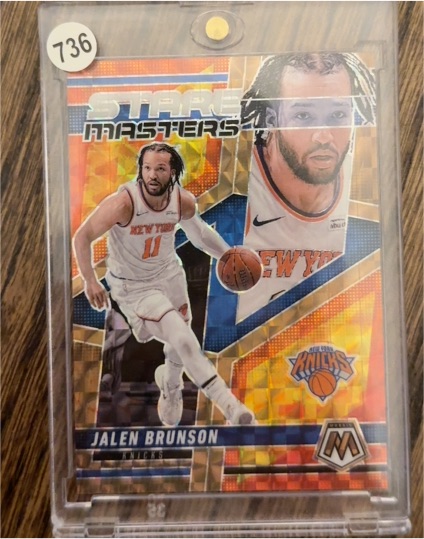 2024-25 Panini Mosaic Stare Masters #17 Jalen Brunson — front