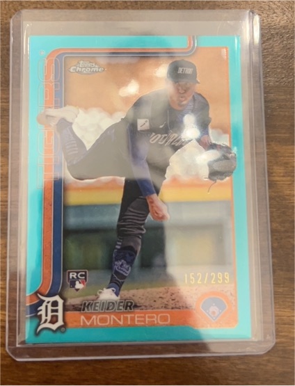 2025 Topps Chrome #7 Keider Montero — front