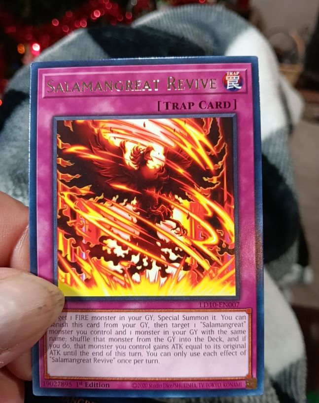 2020 Yu-Gi-Oh! Legendary Duelists: Soulburning #LD10-EN007 Salamangreat Revive — front