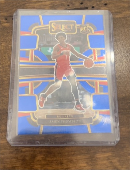 2023-24 Panini Select Concourse Blue #96 Amen Thompson — front
