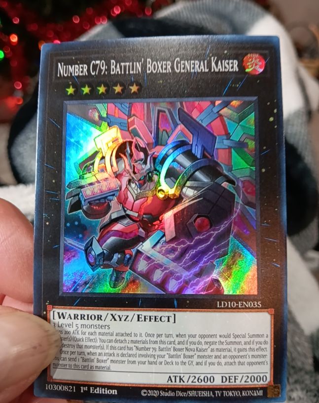 2020 Yu-Gi-Oh! LD10-EN035 Number C79: Battlin' Boxer General Kaiser — front