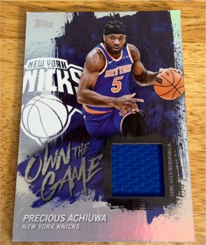 2025-26 Topps Own the Game #OTGA-PA Precious Achiuwa — front