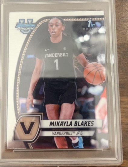 2024-25 Bowman University Chrome #55 Mikayla Blakes — front