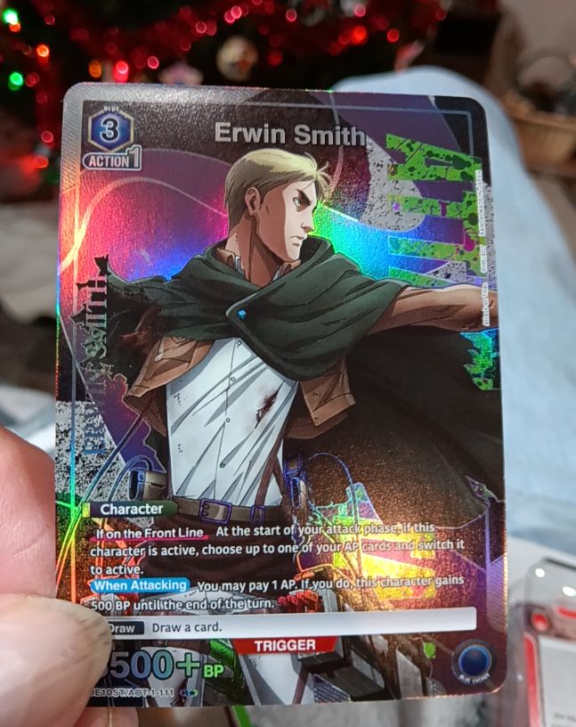 Union Arena Attack on Titan UA23ST/AOT-1-111 Erwin Smith — front