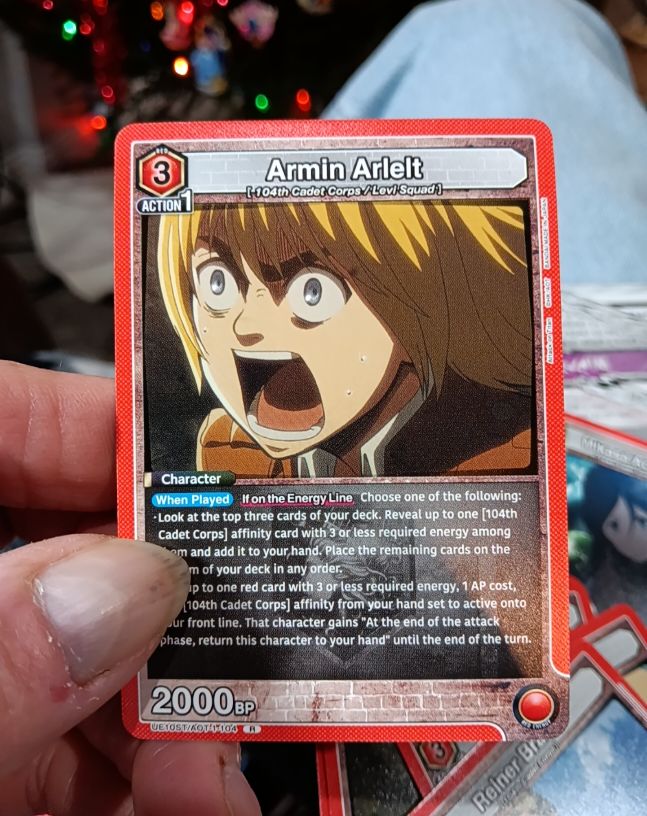 Union Arena 2024 UE10BT/AOT-1-104 Armin Arlett — front