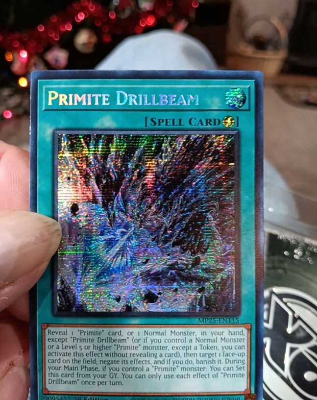 Yu-Gi-Oh! 2025 Battles of Legend: Monster Mayhem MP25-EN115 Primite Drillbeam — front