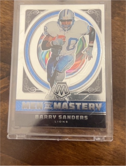 2022 Panini Mosaic #MM-18 Barry Sanders — front