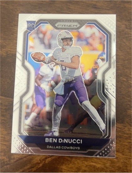 2020 Panini Prizm #337 Ben DiNucci — front