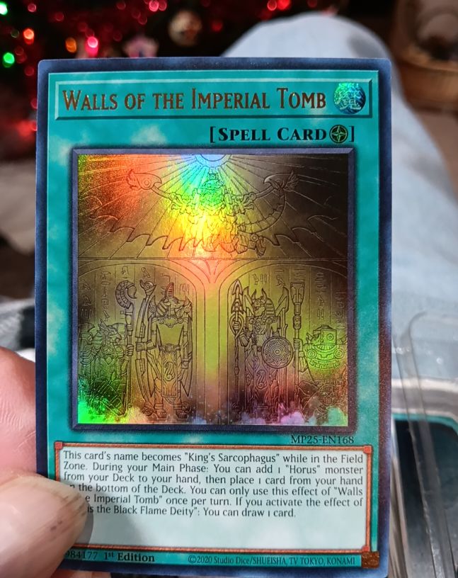 Yu-Gi-Oh! MP25-EN168 Walls of the Imperial Tomb — front