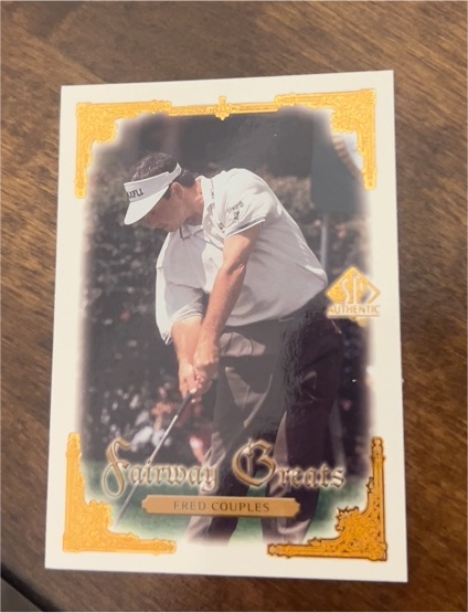 2001 Upper Deck SP Authentic #94 Fred Couples Fairway Greats — front
