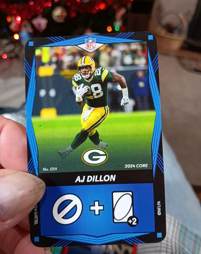 2024 Mattel Uno Elite #054 AJ Dillon — front