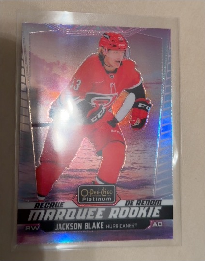 2024-25 O-Pee-Chee Platinum #221 Jackson Blake — front