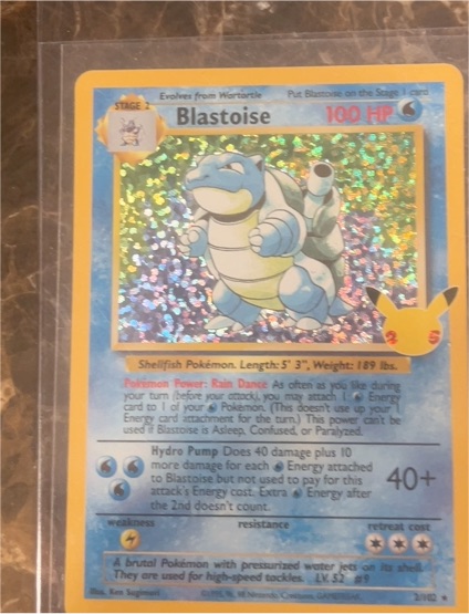 2021 Pokemon Celebrations Classic Collection #2 Blastoise Holo — front