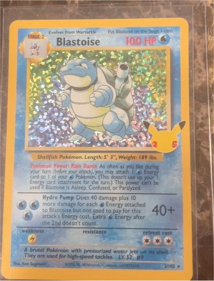 2021 Pokémon Celebrations #2 Blastoise — front