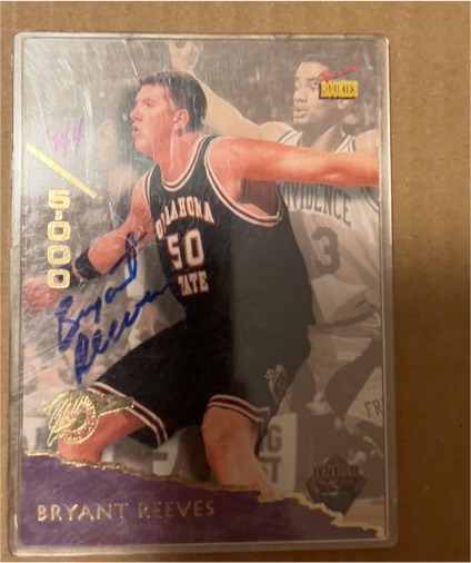 1995 Signature Rookies Tetrad #12 Bryant Reeves — front