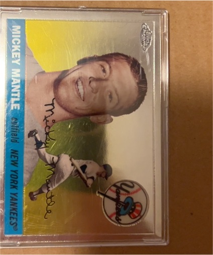 2008 Topps Chrome #MMS52 Mickey Mantle Story — front