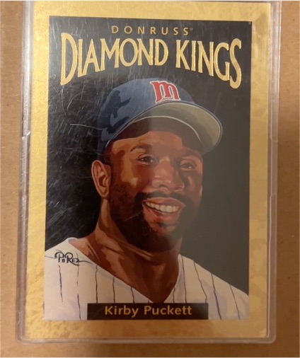 1995 Donruss Diamond Kings #DK-22 Kirby Puckett — front