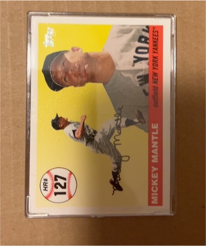 2006 Topps Updates & Highlights #MHR127 Mickey Mantle Home Run History — front