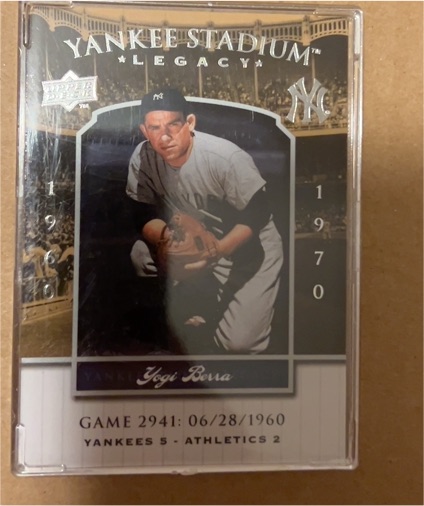 2008 Upper Deck Yankee Stadium Legacy #2954 Yogi Berra — front
