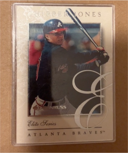 1997 Donruss Elite Series #5 Chipper Jones — front