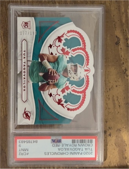 2020 Panini Chronicles Crown Royale #CR-2 Tua Tagovailoa Rookie — front