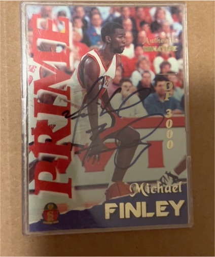 1995 Signature Rookies Prime #22 Michael Finley — front