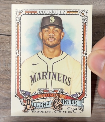 2025 Topps Allen & Ginter #70 Julio Rodriguez — front