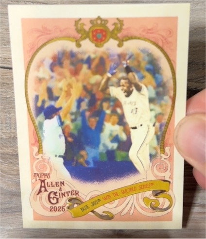 2025 Topps Allen & Ginter Sweet Victory #SV-23 Joe Carter — front