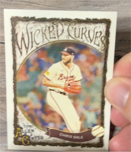2025 Topps Allen & Ginter Wicked Curves #WC-16 Chris Sale — front
