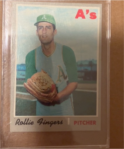 1970 Topps #502 Rollie Fingers — front