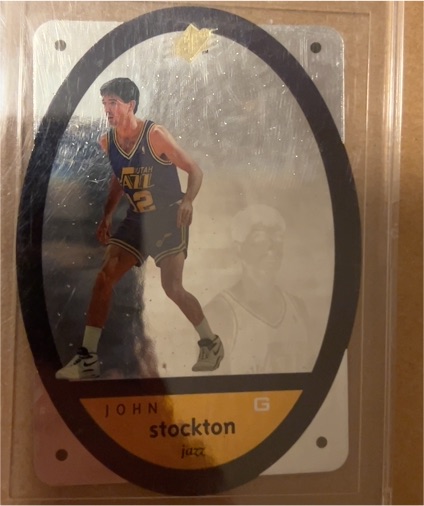 1996 Upper Deck SPx #48 John Stockton — front
