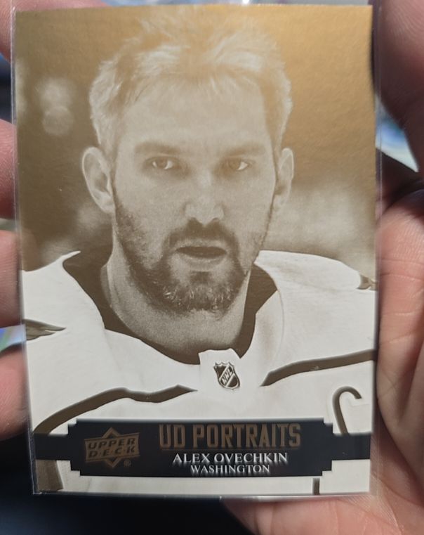 2021-22 Upper Deck #P-17 Alex Ovechkin UD Portraits Washington Capitals — front