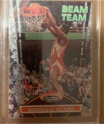 1992-93 Topps Stadium Club #2 Dominique Wilkins — front
