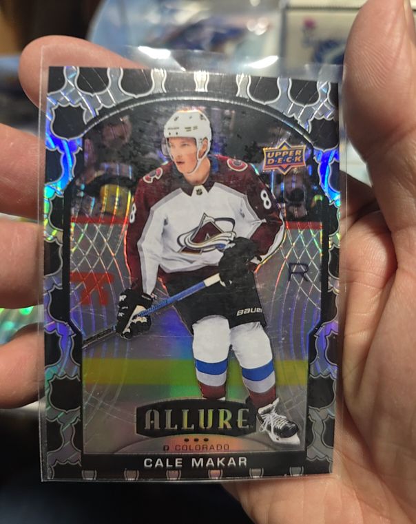 2020-21 Upper Deck Allure NHL Shield 2005 #6 Cale Makar — front