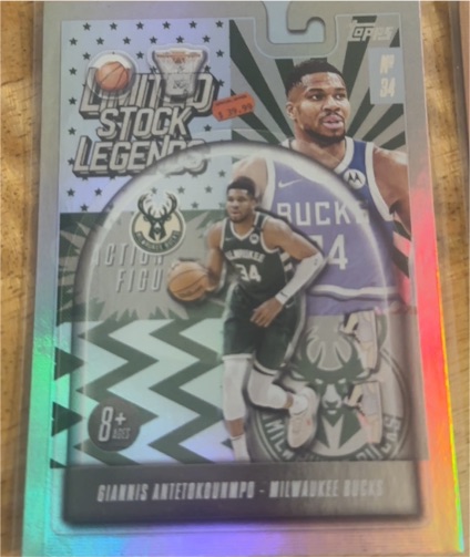 2025-26 Topps Limited Stock Legends #LST-48 Giannis Antetokounmpo — front