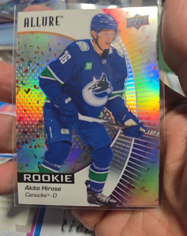 2023-24 Upper Deck Allure #146 Akito Hirose — front