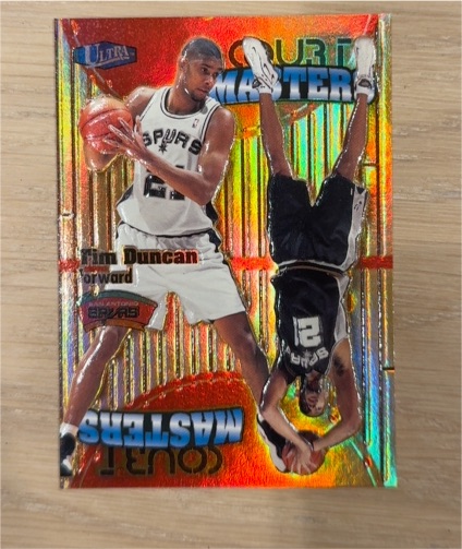 1997-98 Fleer Ultra #18 Tim Duncan Court Masters — front