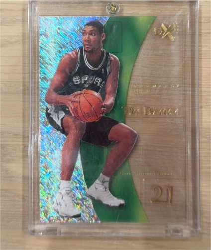 1997-98 Skybox E-X2001 #75 Tim Duncan Rookie — front