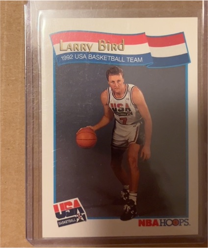 1991-92 NBA Hoops #52 Larry Bird — front