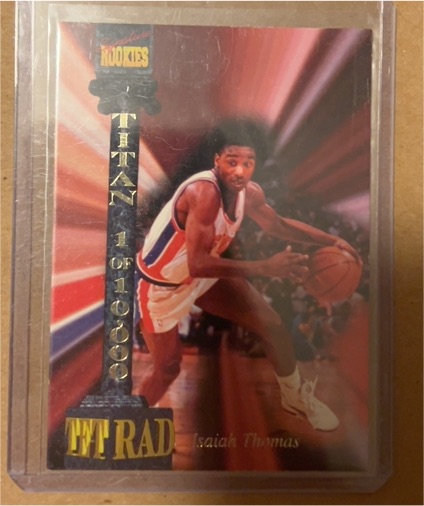 1994 Signature Rookies Tetrad Titans # Isiah Thomas — front