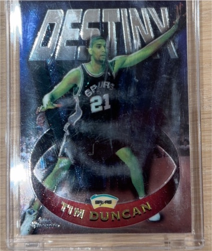 1997-98 Topps Chrome Destiny #D8 Tim Duncan — front